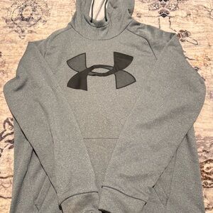 Under Armour Gray Sweater with Fleece Texture
